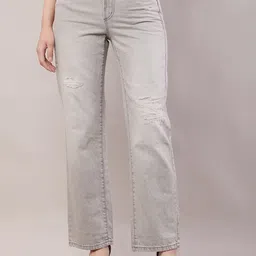 NoBarr Women Mildly Distressed Stretchable Jeans-image-82
