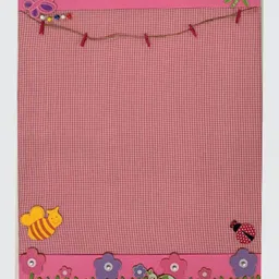 Kidoz Bulletin Board Notice Soft Board For Kids Butterfly Vertical - Pink image 2