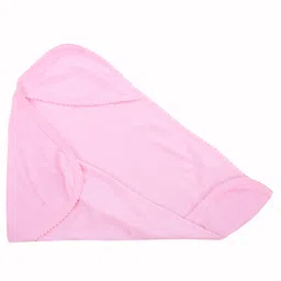 Tinycare Plain Hooded Towel - Pink image 2