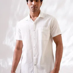 Indiqlo Handloom Textured Casual Shirt-picture-21