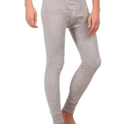 NEVA Men Ribbed Mid-Rise Winter Thermal Bottoms image 4