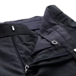 Arrow Men Checked Tailored Tapered Fit Trousers image 5