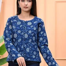 Kwality jewellery Reversible Collarless Crop Bomber Jacket-picture-11