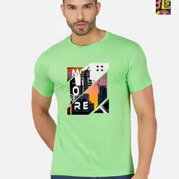 GLOBAL NOMAD Men 2 Printed Bio Finish Applique T-shirt-picture-22