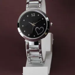 VIRAKTI Women Brass Embellished Dial & Stainless Steel Bracelet Style Straps Analogue-picture-15