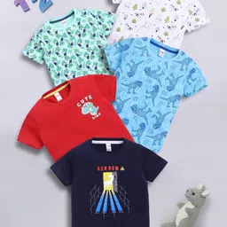 LITTLE NINJA Boys Printed Pockets T-shirt-picture-58