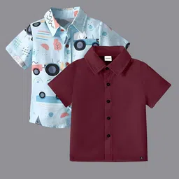 BAESD Boys Classic Opaque Formal Shirt-image-44