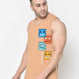 Slowloris Men Pack of 2 Typography Printed Bio-Wash Innerwear Vest image 5