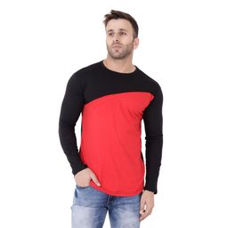 BEYOU FASHION Colourblocked Round Neck Long Sleeves Slim Fit T-shirt-picture-6