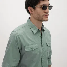 The Roadster Life Co. Pocket Detail Casual Shirt-image-49