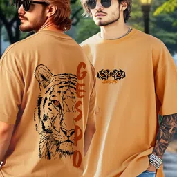 AUSK Men Typography Printed Pure Cotton Pockets T-shirt image 4