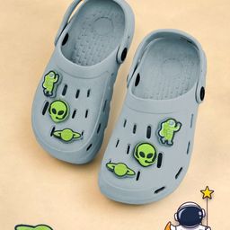 Yellow Bee Boys Alien & Space Charm Clogs-picture-15