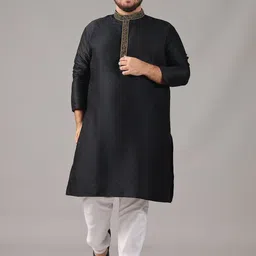 SOJANYA PLUS Men Regular Kurta with Pyjamas-picture-33