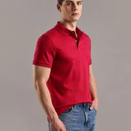 Tommy Hilfiger Polo Collar Pure Cotton T-shirt image 3