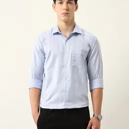 Arrow Men Striped Formal Shirt image 3