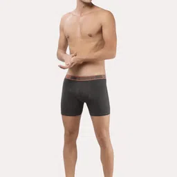 Sporto by Macho Men Pack Of 3 Long Trunks - Sprto_M1030-CH(1)-N(1)-Olv(1)-S image 5