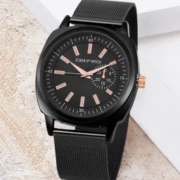 JOKER & WITCH Men Stainless Steel Bracelet Style Straps Analogue Watch Gift Set JWBS1225-picture-21