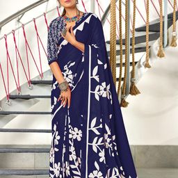 Pandadi Saree Floral Block Print Sarees-picture-27