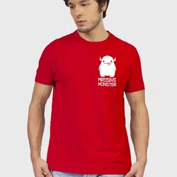 Greylongg Typography Printed Round Neck Cotton Regular Fit T-shirt image 3