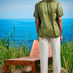 ASUKA Men Opaque Printed Casual Shirt image 2