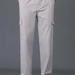 StyleCast x Revolte Men Easy Wash Solid Mid-Rise Cargos-picture-34