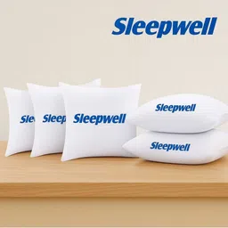 Sleepwell Set of 5 Fibre Filled Polycotton Sleep Pillow-picture-28