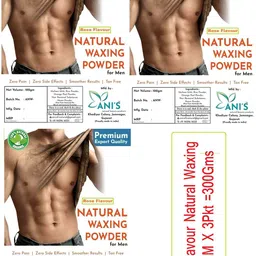 ANI'S Set Of 3 Rose Natural Waxing Powder For Men -100g Each image 2