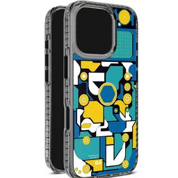 DailyObjects Geometric Printed iPhone 16 Pro Max Back Case Mobile Accessories image 4