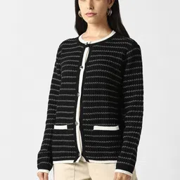 Van Heusen Woman Women Striped Cardigan-picture-44