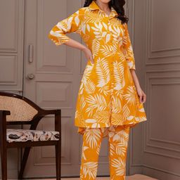 BAESD Printed Pure Cotton Tunic With Trousers Co-Ords-picture-48