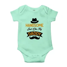 THE PRINT PLATTER Infants Printed Cotton Bodysuit With Ultra Bio Wash & Envelope Neck image 3