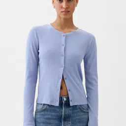 GAP Women Cotton Ribbed Cardigan-picture-22