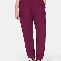 Zivame Women Relaxed Fit High-Rise Lounge Pants-image-32