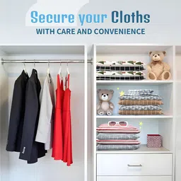 Kuber Industries Black & Green 18 Pieces Checked Cotton Regular Saree Organisers image 2