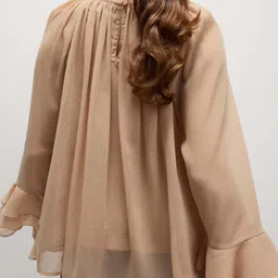 Marks & Spencer Bell Sleeve Top image 3