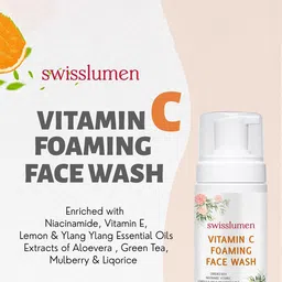 SWISSLUMEN Vitamin C Foaming Face Wash - 150 ml-picture-31