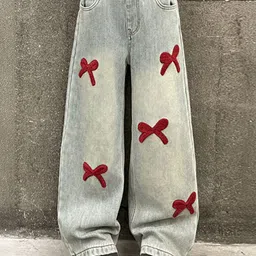 FOREVER FRIDAY Girls Comfort Regular Fit Mid-Rise Light Fade Jeans-picture-58