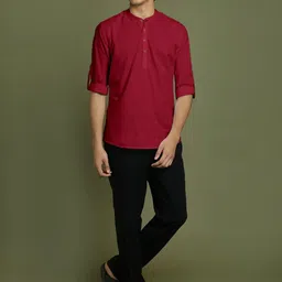 ZELINCO Men Thread Work Kurta image 3
