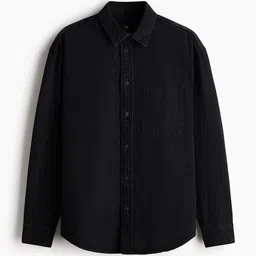 H&M Loose Fit Denim Shirt-picture-35