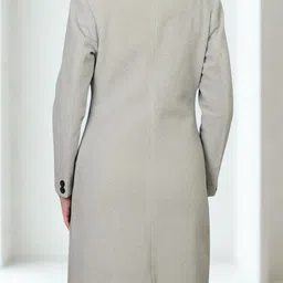 all about you Women Regular Fit Notched Lapel Collar Long Sleeve Winter Overcoat image 4