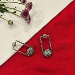 Niska Geometric Drop Earrings image 3