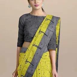 Craft Musium Printed Pure Cotton Saree image 2