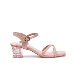 Creattoes Women Open Toe Block Heels Sandals image 4