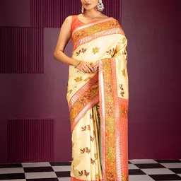 MIMOSA Woven Design Zari Banarasi Saree-picture-42