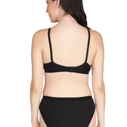 Liigne Women Pack Of 4 Non Padded Bra Pure Cotton Lingerie Set image 2