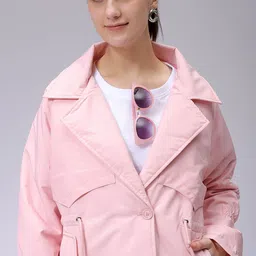 Freehand by The Indian Garage Co Women Single-Breasted Casual Coat-picture-35