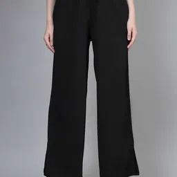 PAUSE SPORT Women Original Flared Wrinkle Free Trousers-image-27