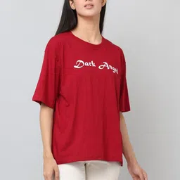 DDASPRATION Women Typography Printed T-shirt-picture-33