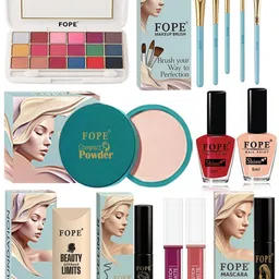 FOPE Set Of 14 Long Lasting Smudge Proof Party Glam Makeup Combo image 1
