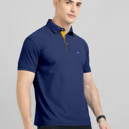 Triptee Men Polo Collar Pure Cotton T-shirt image 2